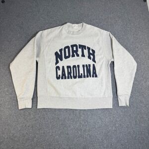 Champion Reverse Weave North Carolina Sweatshirt Mens Medium Gray Vintage 90s